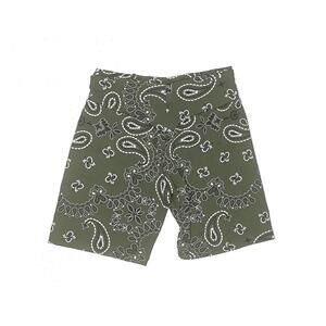 Booty by Brabants Green Paisley Print Shorts OS